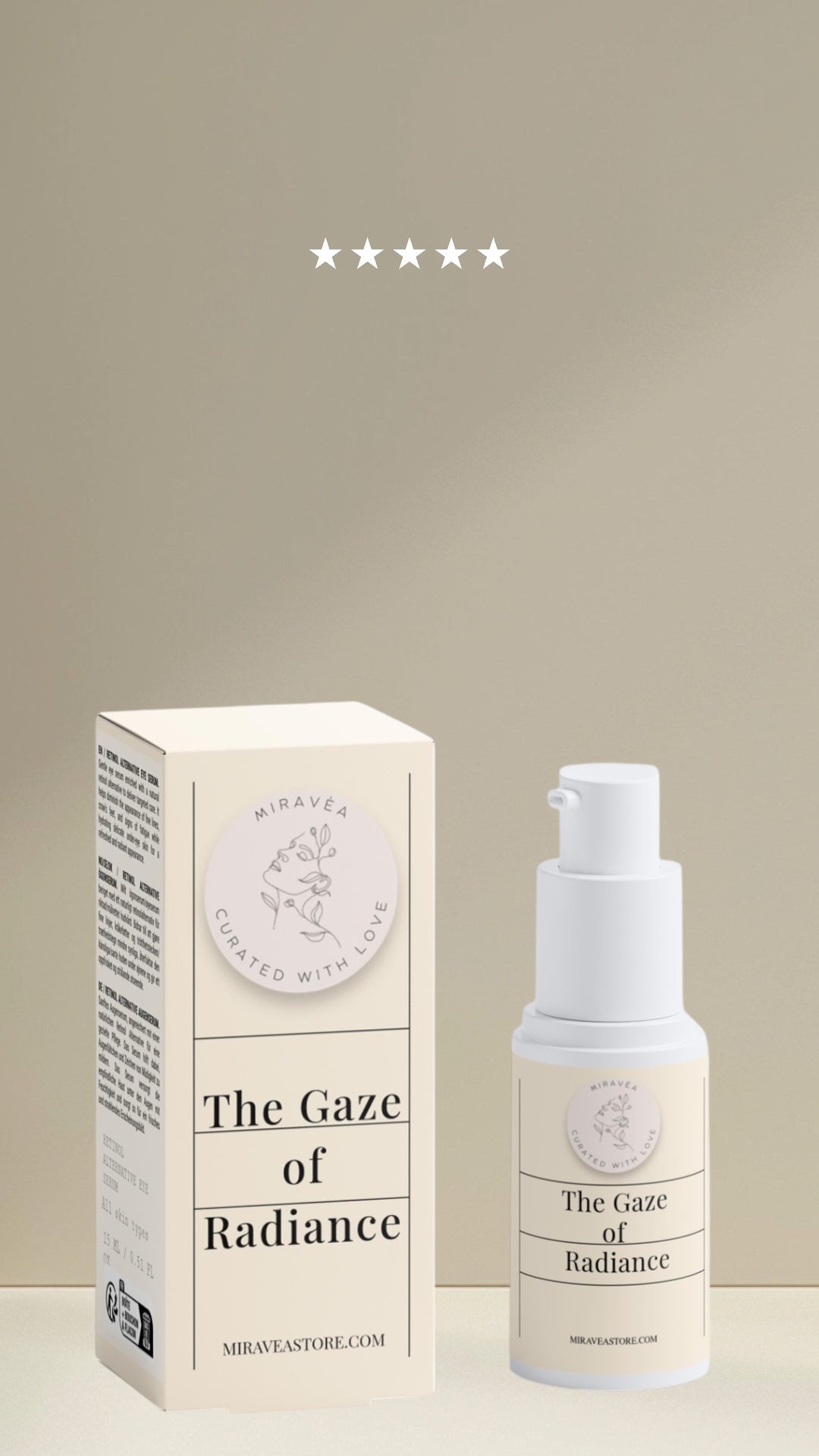 MIRAVÈA — The Gaze of Radiance | Retinol - Alternative Eye Serum by MiraVèa – luxury skincare product