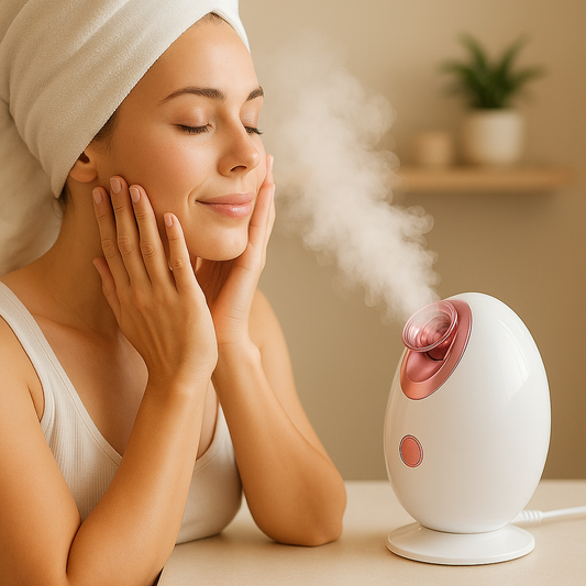 Miravèa™ DeepHydra Facial Steaming Sauna – Pore-Opening Glow Device