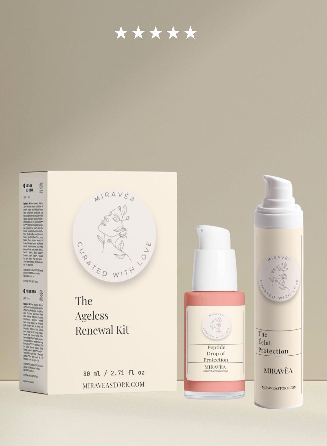 MIRAVÈA — The Skin Barrier Rescue Duo | Peptide + Day Cream Ritual by MiraVèa – luxury skincare product